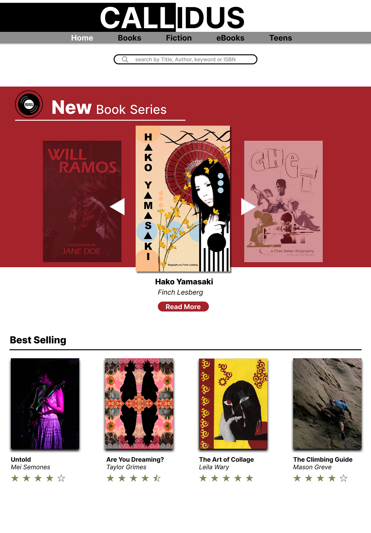 Callidus Homepage Website