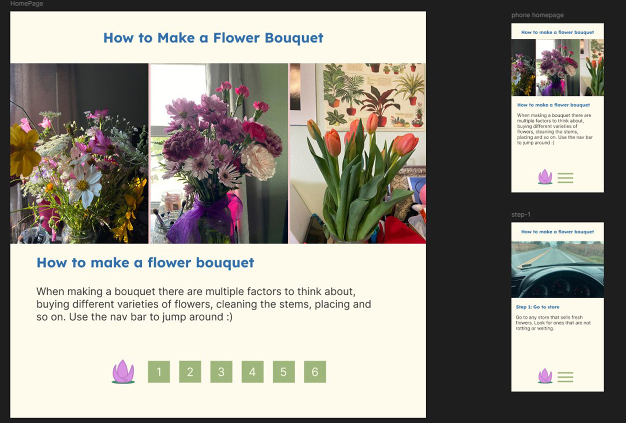 Design Process Screenshot